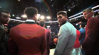 2015 NBA Draft Top Prospects on Stage in Phantom SlowMo [upl. by Akiemehs628]