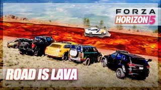 Forza Horizon 5  The Road is Lava Challenge [upl. by Lovett713]