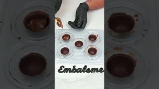 Embalagens para trufas 🍫 embaleme confeiteira pascoa embalagem [upl. by Adamina]