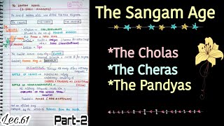 The Cholas Cheras amp Pandyas  The Sangam Age  Ancient History  Lec61  An Aspirant [upl. by Arias254]