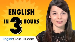 Learn English in 3 Hours Basics of English Speaking for Beginners [upl. by Ruelu361]