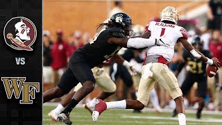 Florida State vs Wake Forest Football Highlights 2017 [upl. by Faria]