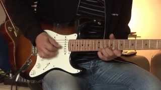 JV Squier Stratocaster with Fender Vibrolux plus Brunetti Mercury Box Part 2 [upl. by Linker993]