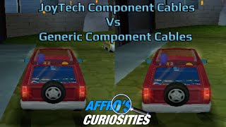 Joytech Component Cables Vs Generic Component Cables For PS2  Affros Curiosities [upl. by Komara630]