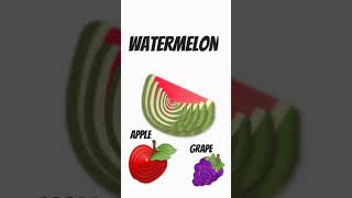 watermelon apple grape [upl. by Aicul]