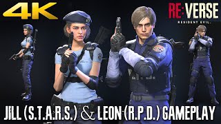 RESIDENT EVIL REVerse PS5  Jill STARS amp Leon RE2 Classic RPD Gameplay  4K 60FPS [upl. by Kozloski]