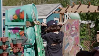 Bozemans newest Little Free Library built from kids designs [upl. by Ecreip]