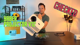 YABER V12  FHD BEAMER  REVIEW [upl. by Ttoile]