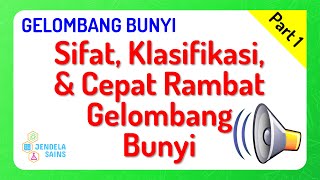 Gelombang Bunyi Fisika Kelas 11 • Part 1 Sifat Klasifikasi dan Cepat Rambat Gelombang Bunyi [upl. by Iclek]