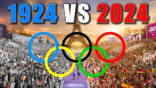 Comparing the Paris Olympics 2024 vs 1924 Paris Games [upl. by Roane686]