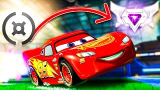 UNRANKED to SSL on LIGHTNING MCQUEEN SPEEDRUN  Rocket League [upl. by Anerec]