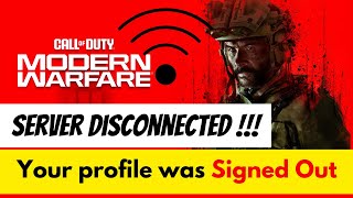 Modern warfare 3 Your profile was signed out mw3  server disconnected  by borntoplaygames [upl. by Annaynek]