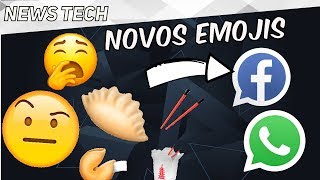 SAIU NOVOS EMOJIS para WHATSAPP e FACEBOOK QUE VOCÊ VAI ADORAR [upl. by Notsew]