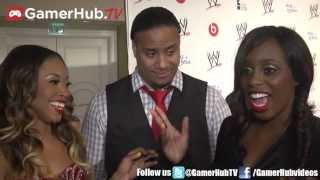 Jimmy Uso And Naomi Talk WWE 2K14 At SummerSlam  Gamerhubtv [upl. by Irroc126]