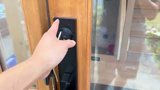 Berlin Modisch Full Escutcheon HandleSet Front Door Entry Handle and Deadbolt Lock Set Review [upl. by Nail58]