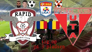 Kunne hjemmeholdet spille sig op på 3 pladsen i ligaen FC Rapid București vs UTA Arad [upl. by Karrah]