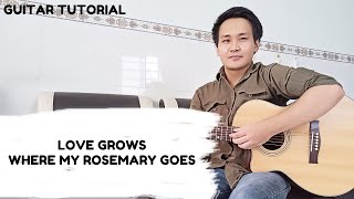 Love grows  Where my Rosemary Goes  Guitar Tutorial [upl. by Nnylrahc]