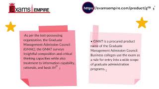 GMAT  Overview of Graduate Management Admission Test [upl. by Yarehs]