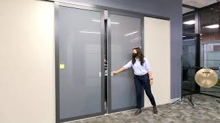 Wall Slide Doors from The Sliding Door Company [upl. by Niuqram986]