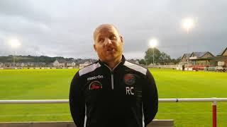 Longridge Town 41 Garstang FC  Richard Cookney Post Match Reaction [upl. by Dorran]