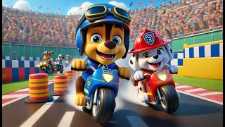 Paw Patrol Ultimate Rescue  CHASE x MARSHALL On The Track  Very Funny Story  Rainbow 3 [upl. by Thoma]