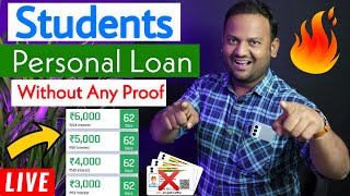 Loan for Students  without DocumentsIncome Proof  Instant Personal Loan New App 2023 Today [upl. by Iridis761]