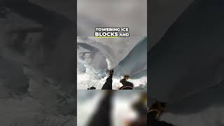 Surviving the Khumbu Icefall at Mount Everest history shorts everest [upl. by Noryb781]