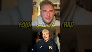 Davis Warren on his story and persevering through adversity goblue michiganfootball [upl. by Aikyt]