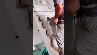 Installation process of tempered glass handrail [upl. by Ahsinal]