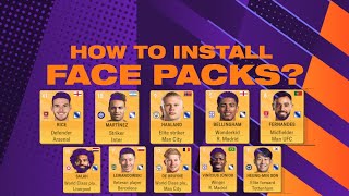 How to Install Face Packs Football Manager 24 Mobile FM24 mobile face pack howto [upl. by Dihahs]