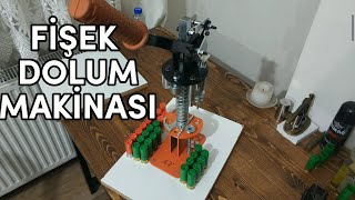 FİŞEK DOLUM MAKİNASI 6 İSTASYONLU AampT 12 ga cartridge filling machine कारतूस भरने की मशीन آلة تعب [upl. by Oloapnaig]