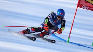 Highlights  AUDI FIS Ski World Cup  Lienz women GS 1st run Dec 28 2023 [upl. by Aneehc648]