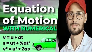 Acceleration and motion equation Numerical  class 11th  class 9th [upl. by Nelleeus157]