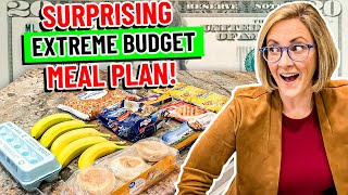 The EASIEST Extreme Budget Meal Plan to Tame the Grocery Budget [upl. by Allsopp]