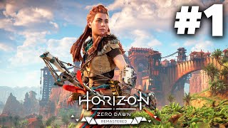 HORIZON ZERO DAWN REMASTERED Gameplay Walkthrough Part 1  STUNNING GAME PS5 4K 60fps [upl. by Mylander255]