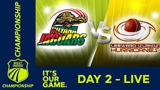 Guyana v Leewards  Day 2  West Indies Championship  Friday 18th January 2019 [upl. by Deering]