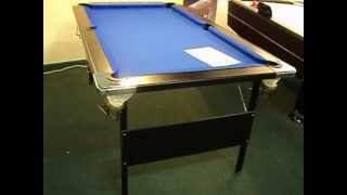 Deluxe Folding Leg Pool Table by Baize Craft of Lisburn NIreland [upl. by Ohl]