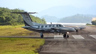 Piper Cheyenne III Decolagem em Angra dos Reis RJ [upl. by Novar461]