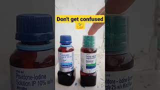 betadine germicide gargle 2 mint flavor VS Betadine standardised microbicidal solution 10 [upl. by Letsyrhc266]