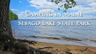 Camping at Sebago Lake State Park [upl. by Yortal118]