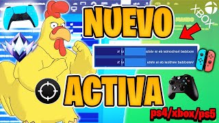 La SENSIBILIDAD ROTA PolloFN a MANDO  FORTNITE CAPITULO 5 MEJOR CONFIGURACIÓN PS4PS5SWITCHPC [upl. by Attenyw]