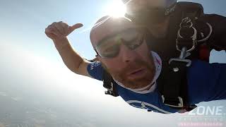 Corey Coombss DZONE Tandem skydive at Skydive Idaho [upl. by Lyreb625]