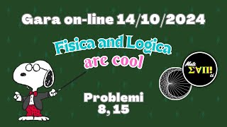 Problemi di logica e fisica  Primo Allenamento online 2024 [upl. by Ardnaskela]