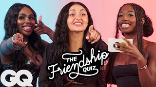 Love Island’s JaNa Craig Leah Kateb amp Serena Page Take a Friendship Quiz  GQ [upl. by Airdnalahs156]