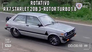 Rotativo RX7 Toyota Starlet 20B 3Rotor Turbo Corolla 18  Puerto Rico La isla del Rotor [upl. by Collen]