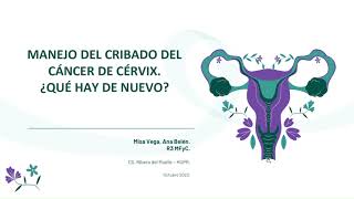 CRIBADO DE CANCER DE CERVIX [upl. by Nilra]