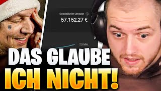 😨💸57000€ macht MONTE mit einem VIDEO  Seine Einnahmen 2023 REAKTION  Trymacs Stream Highlights [upl. by Aramenta]