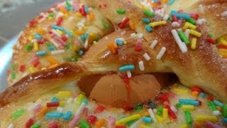 Receta de mona de pascua Valenciana  Mona tradicional  Mona de pascua casera [upl. by Nnyllatsyrc]