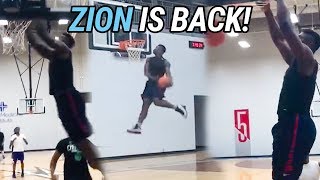 Zion Williamson Has Been IN THE LAB Shows Off New Jumper amp Dope Bounce In Pickup Game 🔥 [upl. by Ettezoj190]