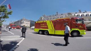 Parade Militaire Ambulance Protection Civile Croix rouge GrandDuché LUXEMBOURG 2016 05 [upl. by Fidellas123]